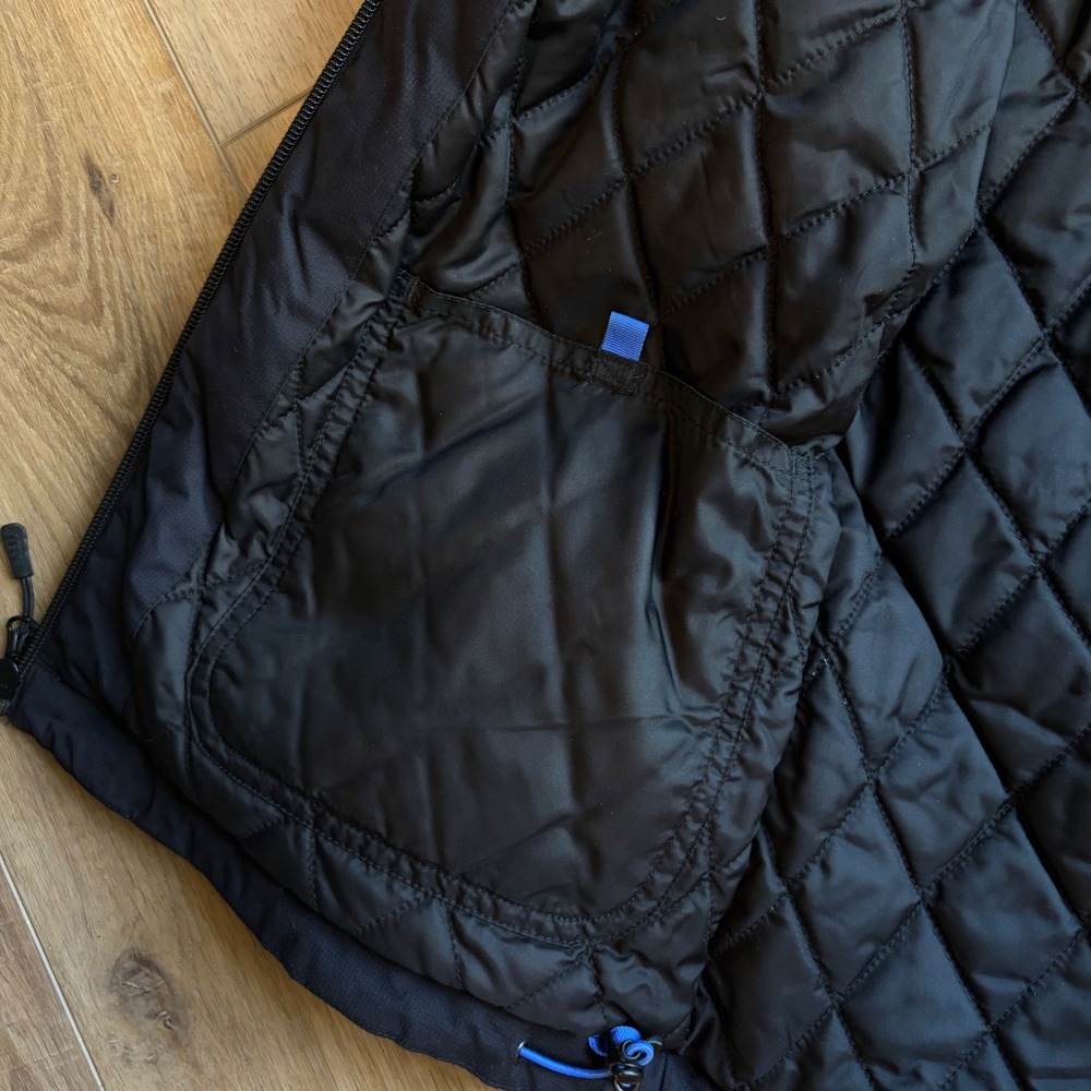Lands End S Squall Womens Black Insulated Hooded Jacket Quilted Lining Small - Picture 6 of 11